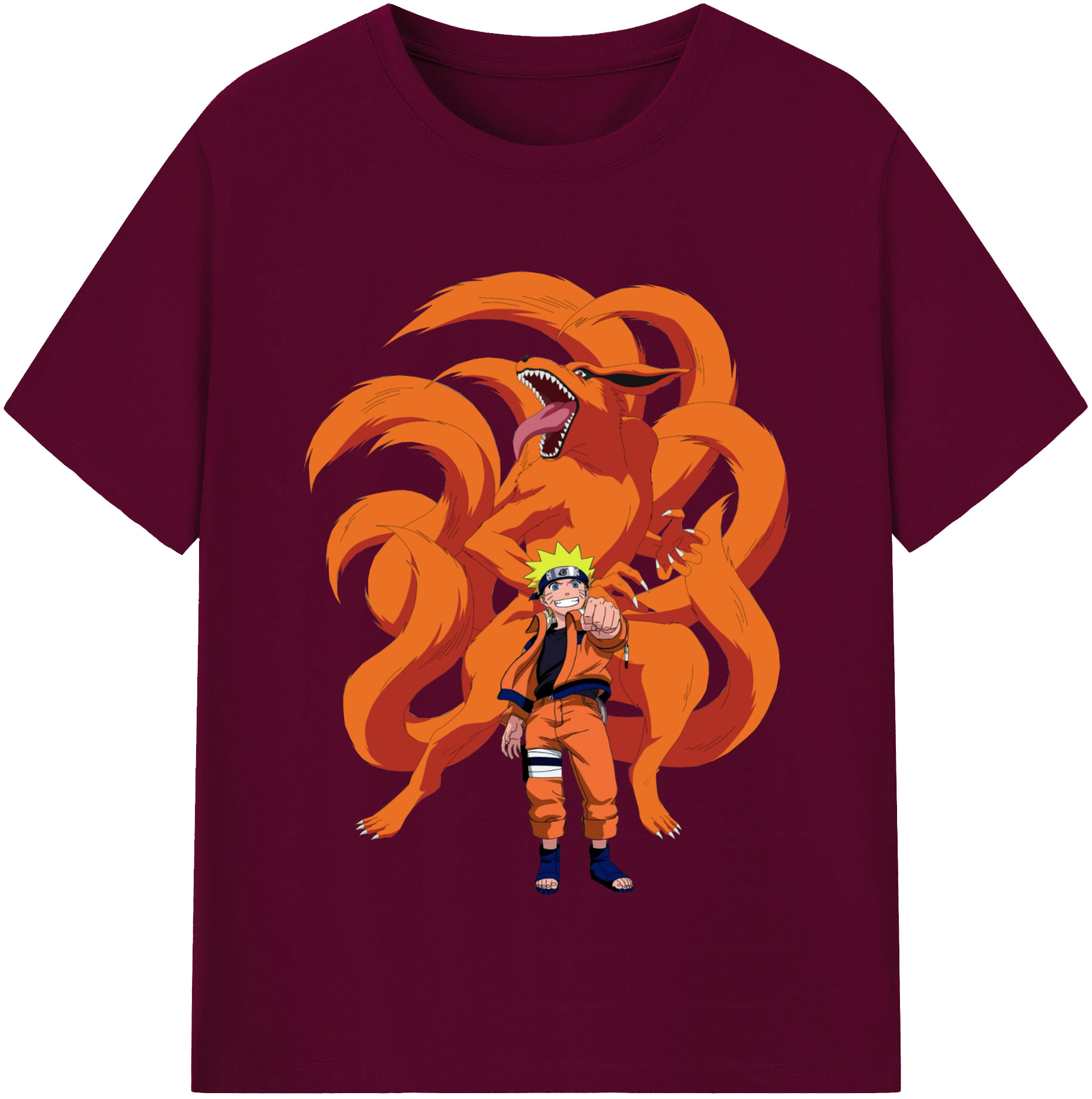 （画像用） NARUTO -ナルト- うずまき ナルト Uzumaki Naruto レディースカジュアルプリントTシャツ（綿100％）